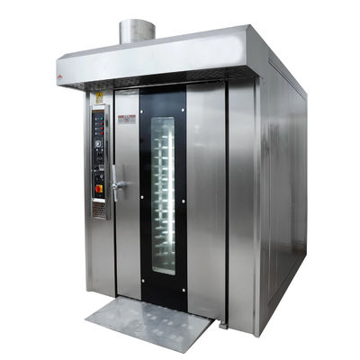 32 Tray Diesel Rotary Oven Industrial Bakery Equipment 304 Stainless Steel