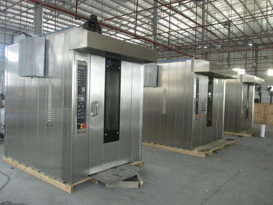 2自由電荷のトロリーが付いている32の皿のディーゼル回転式オーブン